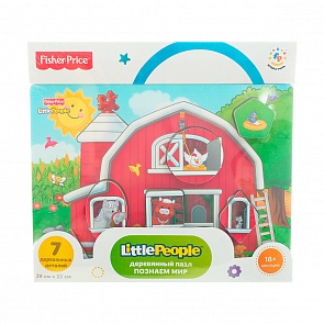 Пазл развивающий. Познаем мир (Fisher Price, FP 30558veg)